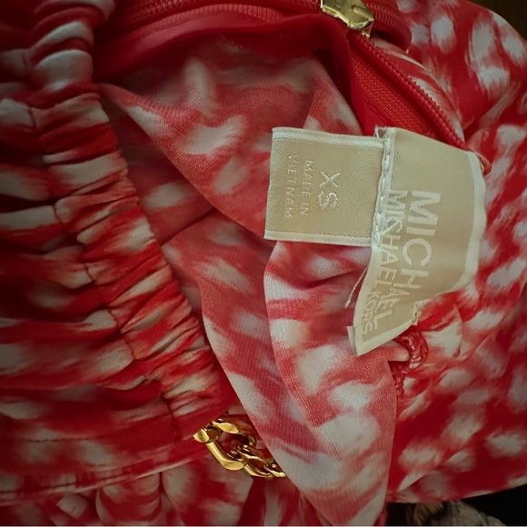 Michael Kors coral & white print dress - Picture 5 of 5